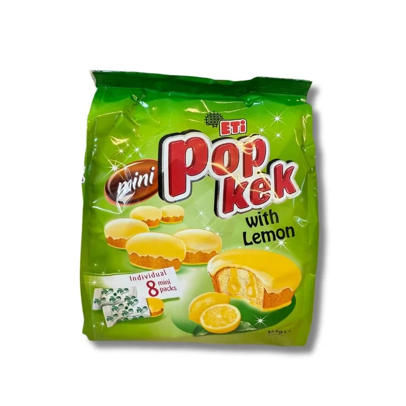 ETI Popkek Mini Lemon, 144 gr